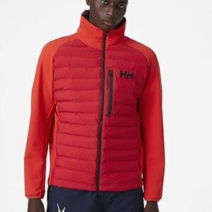 Helly Hansen Men’s HP Insulator Full Zip Puffer Jacket Regular Fit Red S/P NWT